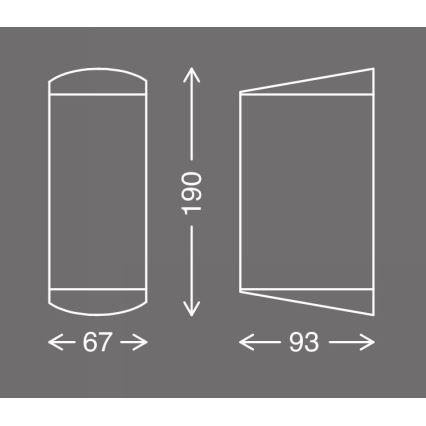 Telefunken 314906TF - LED-Wandleuchte für den Außenbereich 2xGU10/5W/230V IP44 weiß