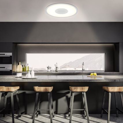 Telefunken 320104TF - LED RGBW dimmbare Deckenleuchte LED/21W/230V 3000–6500K Ø 45 cm + Fernbedienung