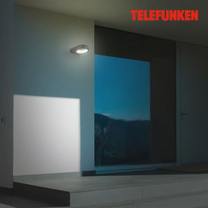 Telefunken 320205TF - LED-Außenwandleuchte LED/7,5W/230V IP44 schwarz