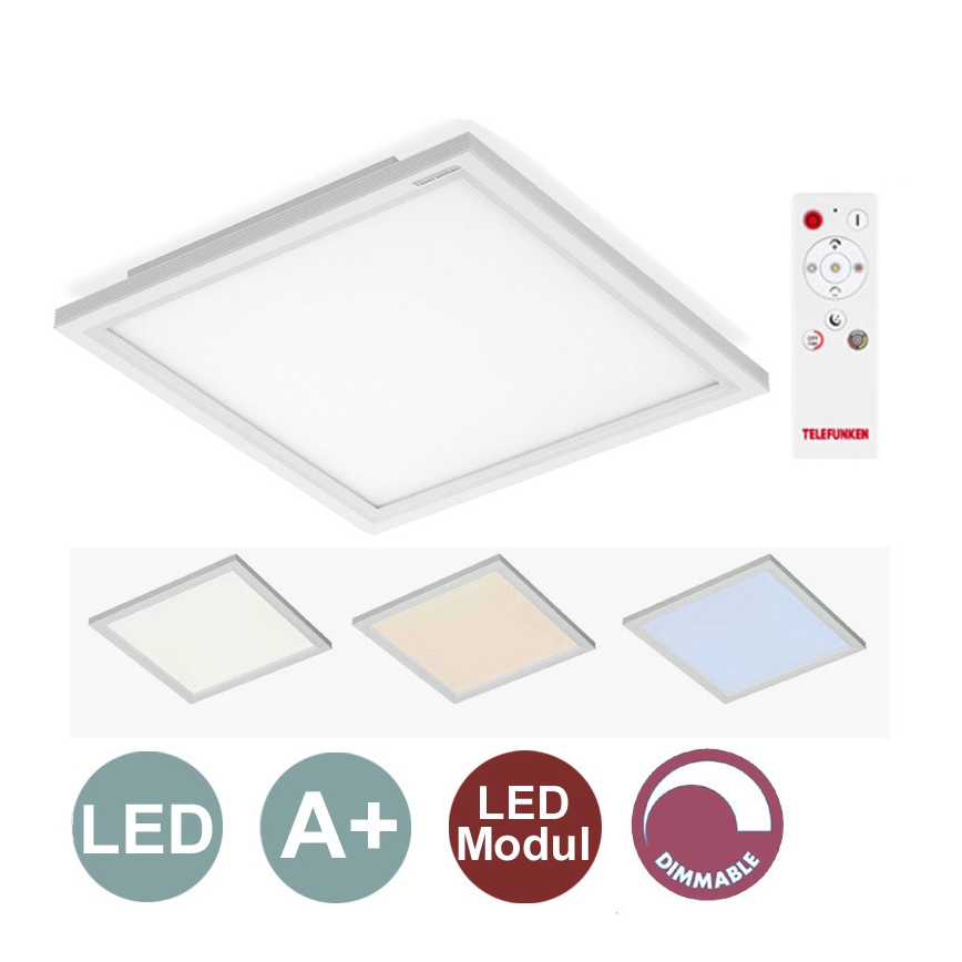 Telefunken - LED Dimmbarer Panel 1xLED/18W/230V + Fernbedienung