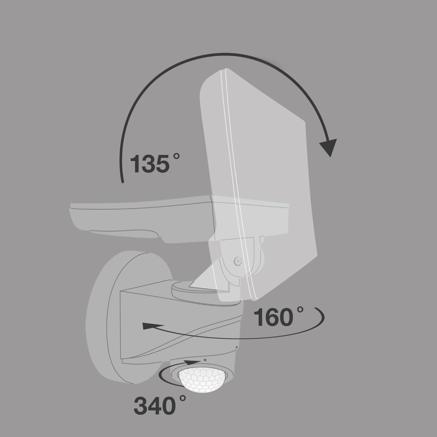 Telefunken - LED-Strahler mit Sensor LED/16W/230V