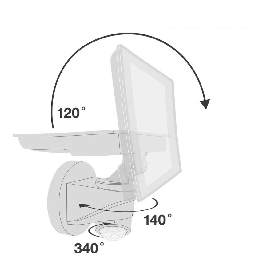 Telefunken - LED-Strahler mit Sensor LED/20W/230V