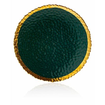 Teller KATI 25 cm grün/golden