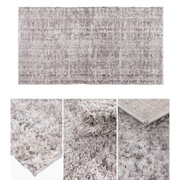 Teppich BILBAO SHAGGY 80x150 cm grau