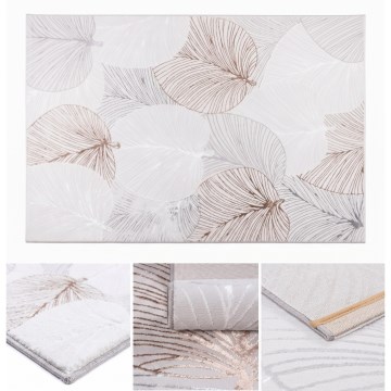 Teppich CREATION 80x150 cm 1950 g/m2 grau/beige/weiß