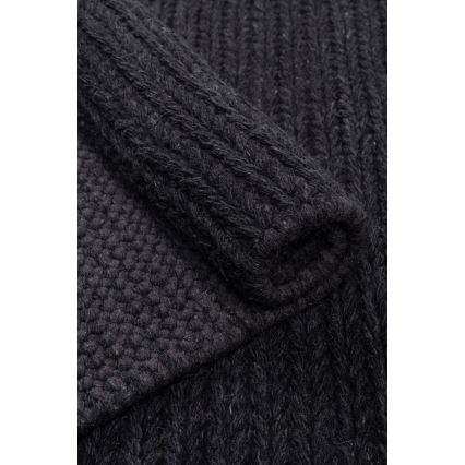 Teppich FIR WOOL 120 x 170 cm 2600 g/m² Anthrazit/Natur