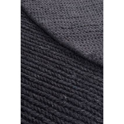 Teppich FIR WOOL 160 cm 2600 g/m2 anthrazit/natur