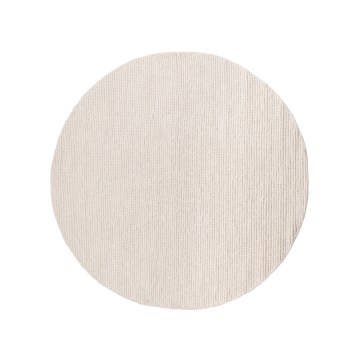 Teppich FIR WOOL 160 cm 2600 g/m2 creme/natur