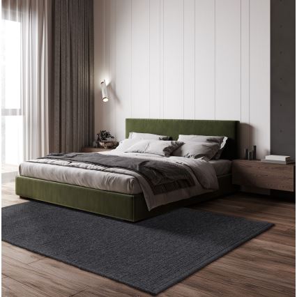 Teppich FIR WOOL 160x230 cm 2600 g/m2 anthrazit/natur