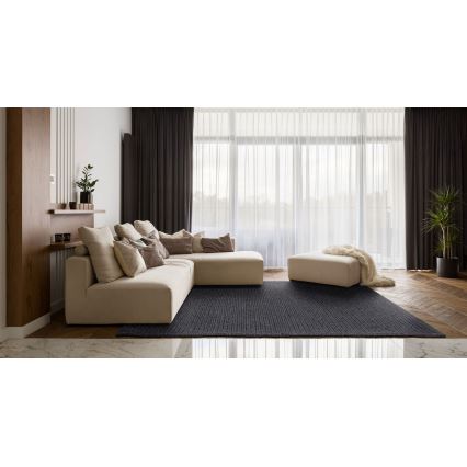 Teppich FIR WOOL 160x230 cm 2600 g/m2 anthrazit/natur