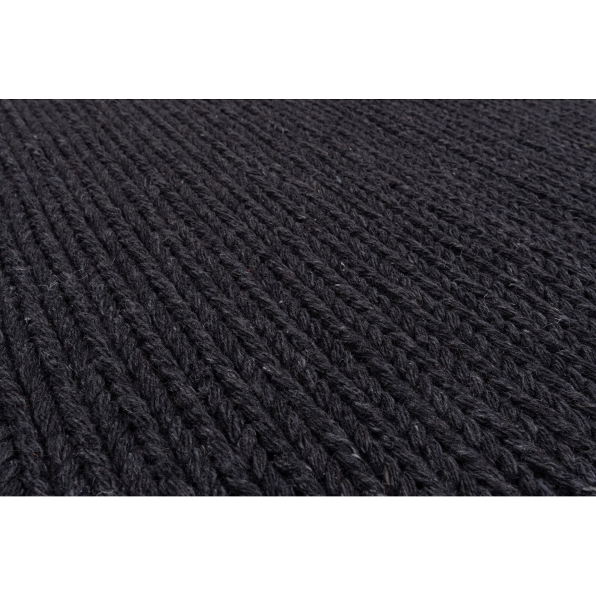 Teppich FIR WOOL 160x230 cm 2600 g/m2 anthrazit/natur
