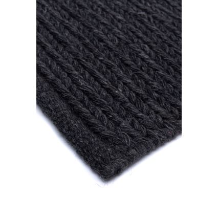 Teppich FIR WOOL 160x230 cm 2600 g/m2 anthrazit/natur
