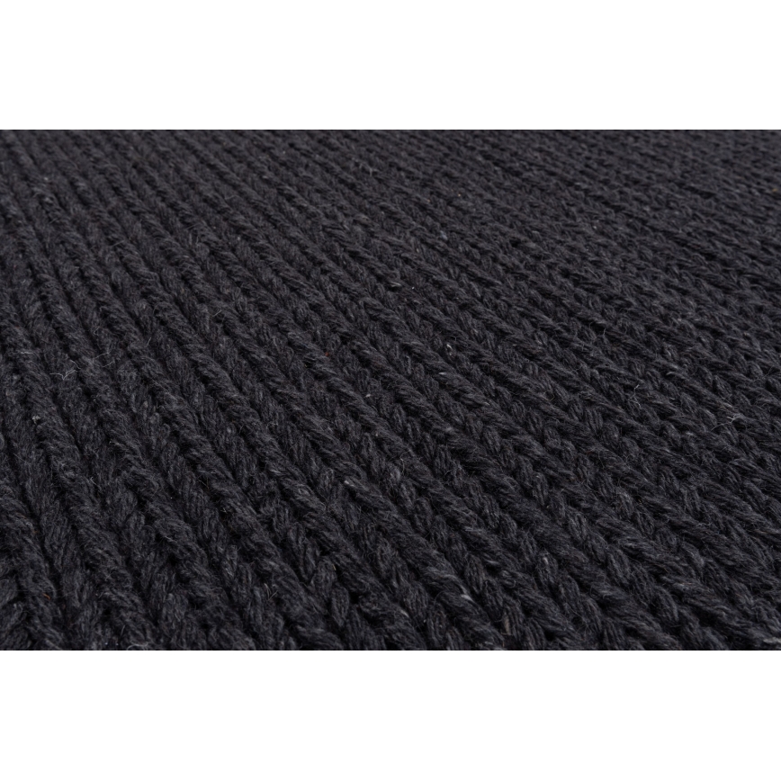 Teppich FIR WOOL 70x140 cm 2600 g/m2 Anthrazit/Natur
