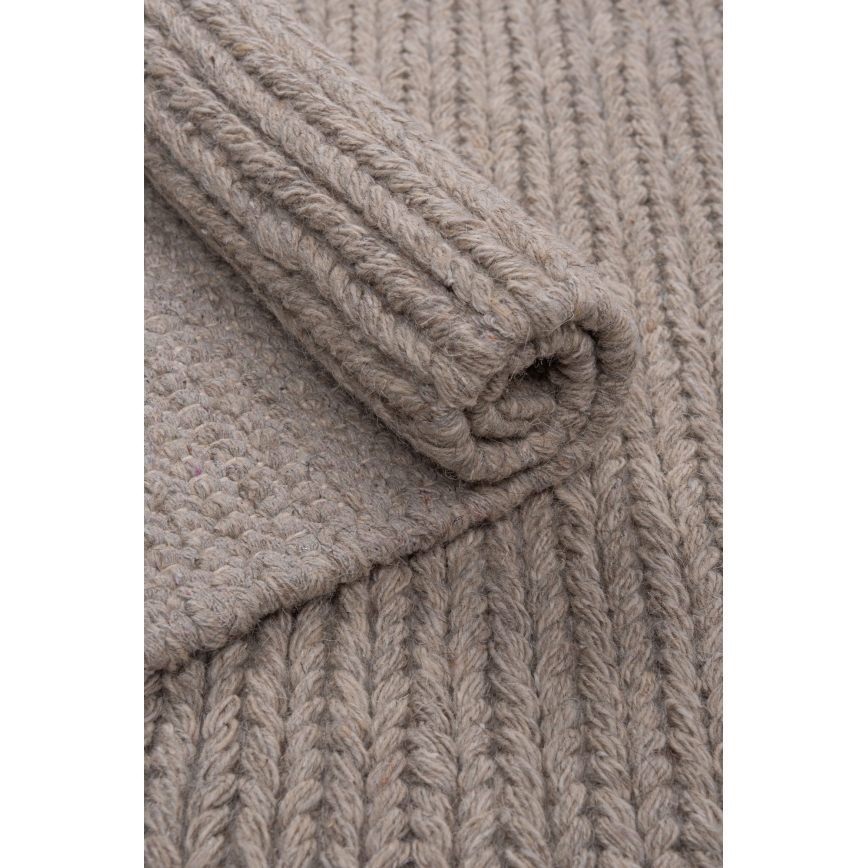 Teppich FIR WOOL 70x140 cm 2600 g/m2 beige/natur