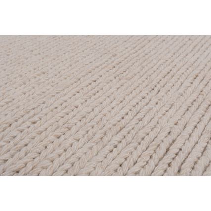 Teppich FIR WOOL 70x140 cm 2600 g/m2 creme/natur