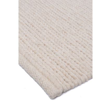 Teppich FIR WOOL 70x140 cm 2600 g/m2 creme/natur