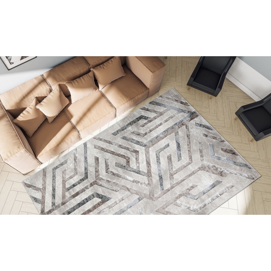 Teppich GRECE 120x170 cm 2150 g/m2 beige/grau