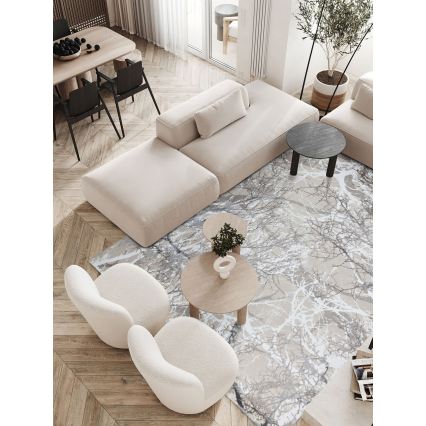 Teppich GRECE 120x170 cm 2150 g/m2 creme/hellgrau/weiß