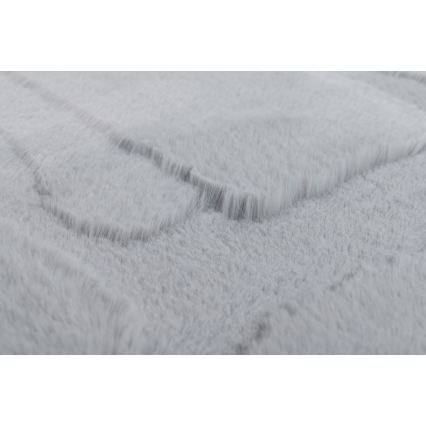 Teppich RABBIT 3D 120x170 cm hellgrau