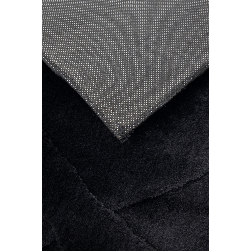 Teppich RABBIT 3D 120x170 cm schwarz
