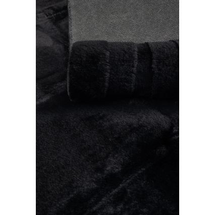 Teppich RABBIT 3D 120x170 cm schwarz