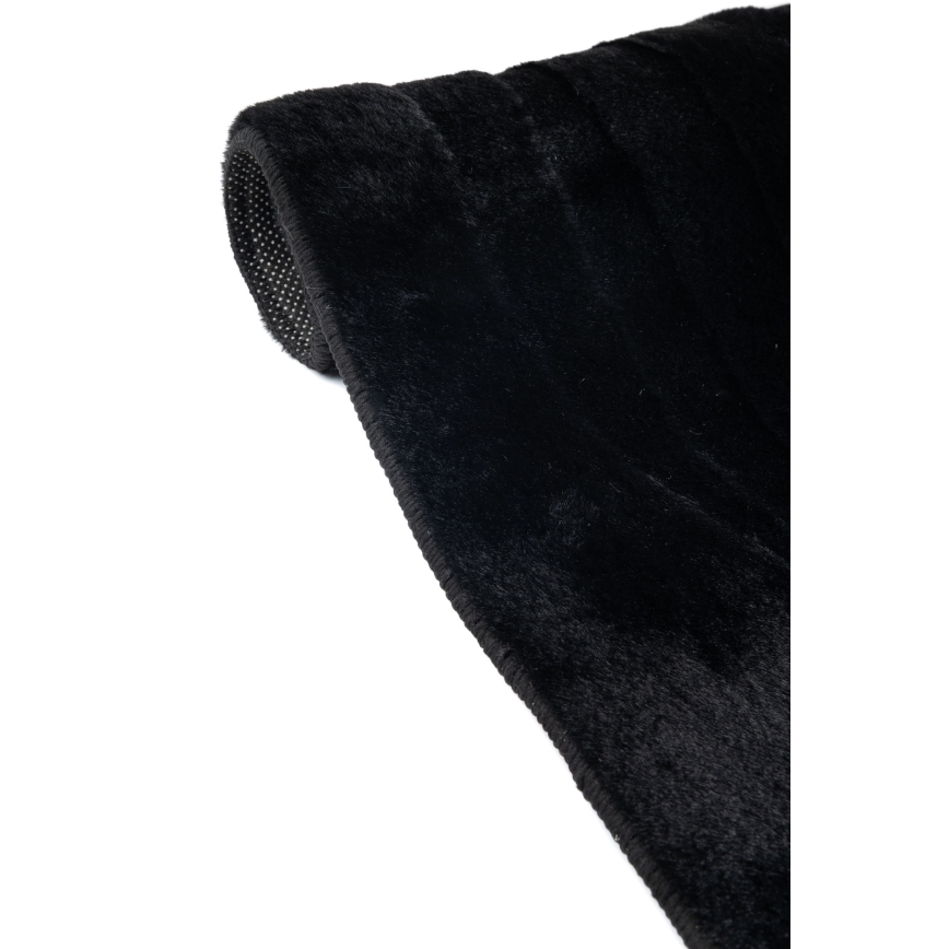 Teppich RABBIT 3D 120x170 cm schwarz