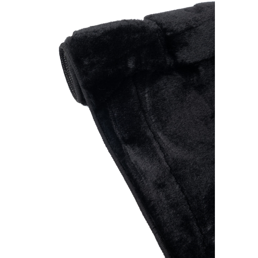 Teppich RABBIT 3D 80 x 150 cm schwarz