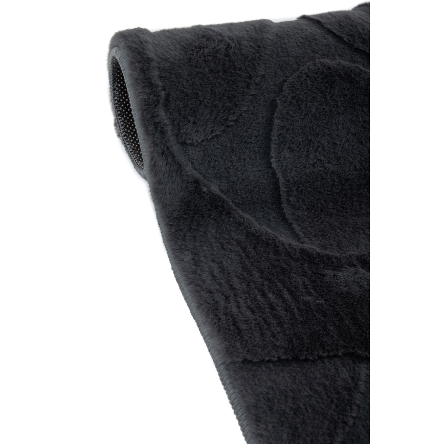 Teppich RABBIT 3D 80x150 cm Anthrazit