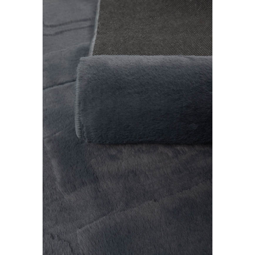 Teppich RABBIT 3D 80x150 cm anthrazit