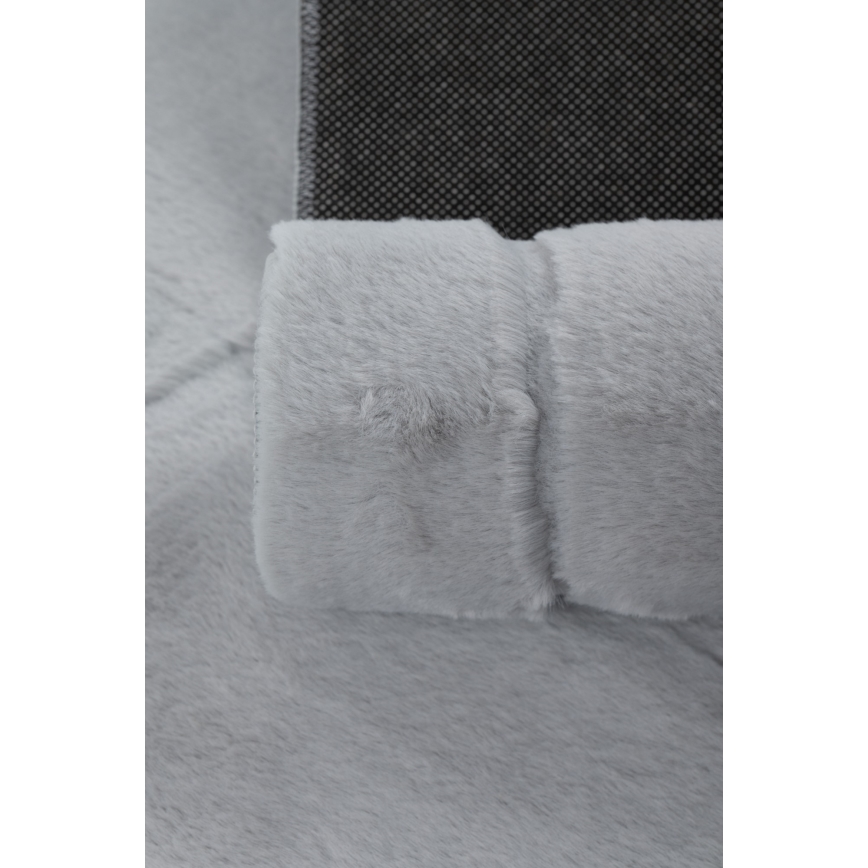 Teppich RABBIT 3D 80x150 cm hellgrau