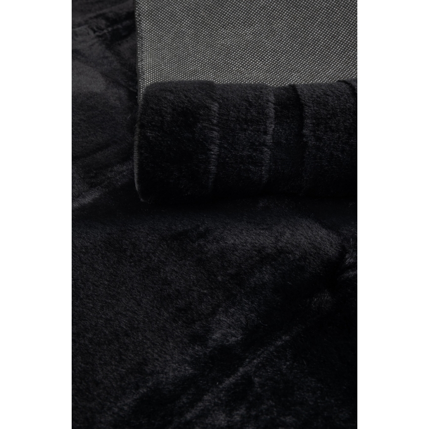 Teppich RABBIT 3D 80x150 cm schwarz