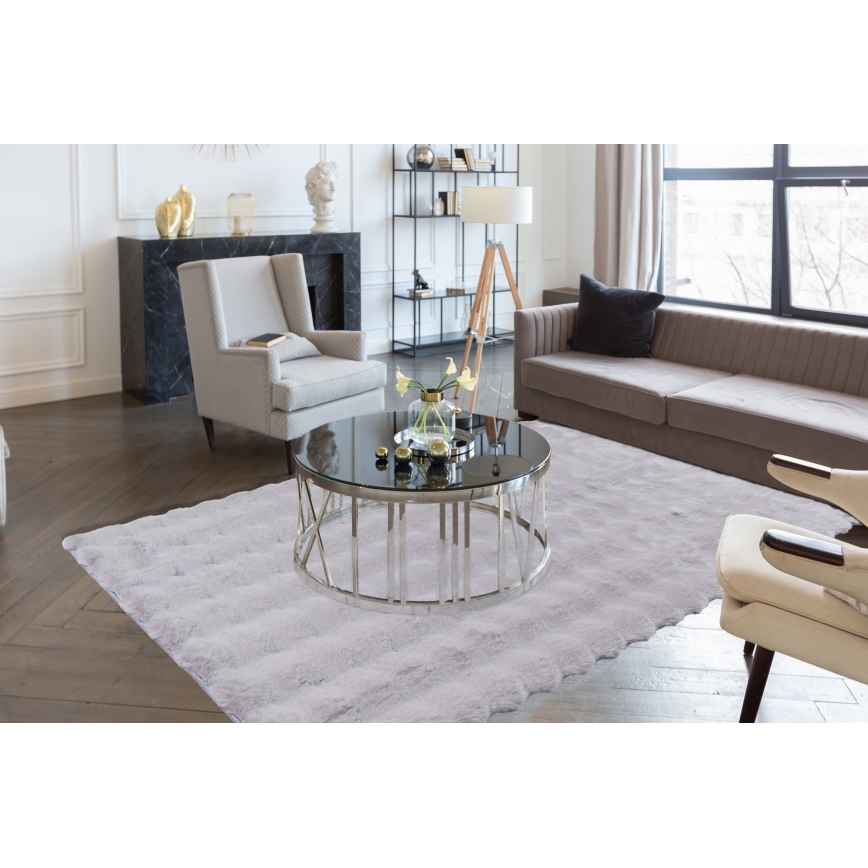 Teppich RABBIT BUBBLE 120 x 170 cm grau