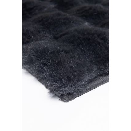 Teppich RABBIT BUBBLE 120x170 cm schwarz