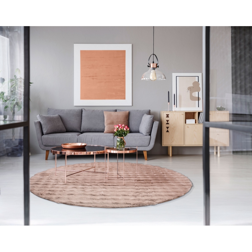 Teppich RABBIT BUBBLE 160 cm beige