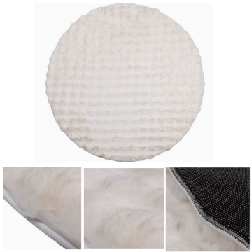 Teppich RABBIT BUBBLE 160 cm cremefarben