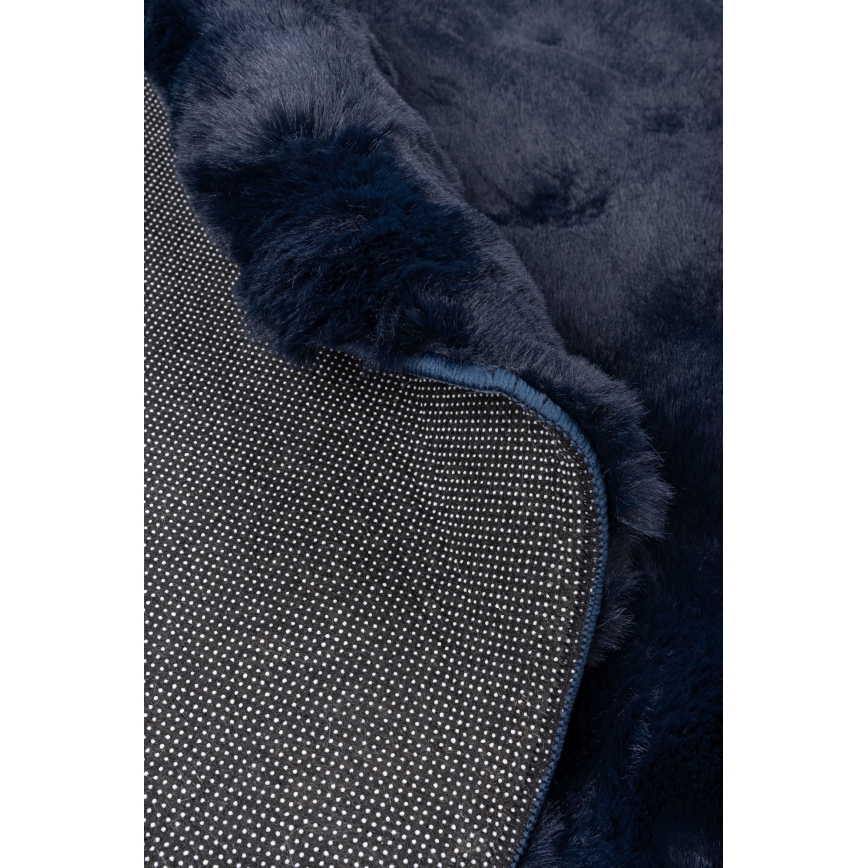 Teppich RABBIT BUBBLE 160 cm dunkelblau