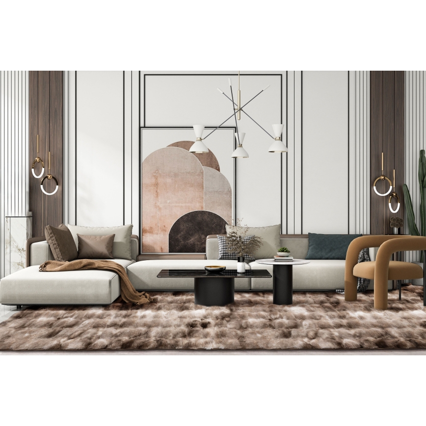 Teppich RABBIT BUBBLE 160x230 cm braun