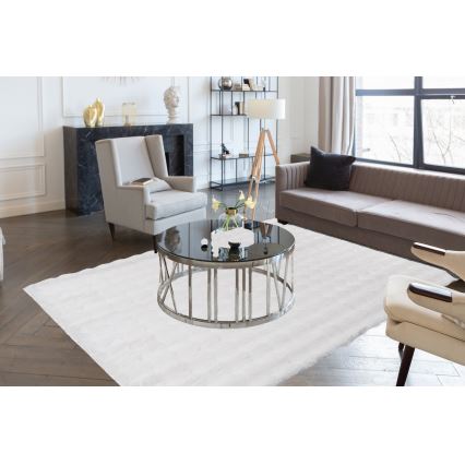 Teppich RABBIT BUBBLE 80x150 cm cremefarben