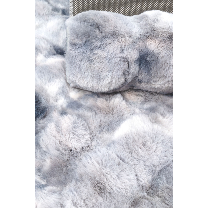 Teppich RABBIT BUBBLE 80x150 cm grau