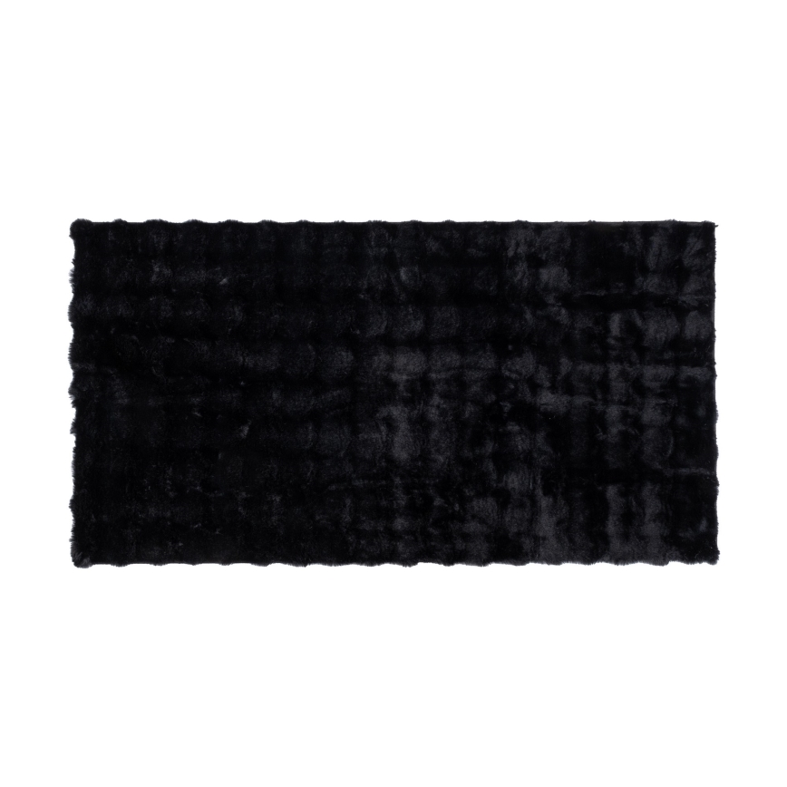 Teppich RABBIT BUBBLE 80x150 cm schwarz