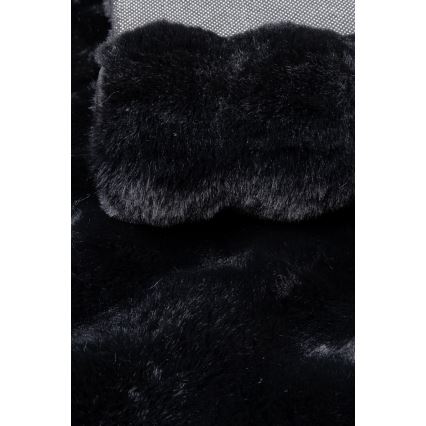 Teppich RABBIT BUBBLE 80x150 cm schwarz