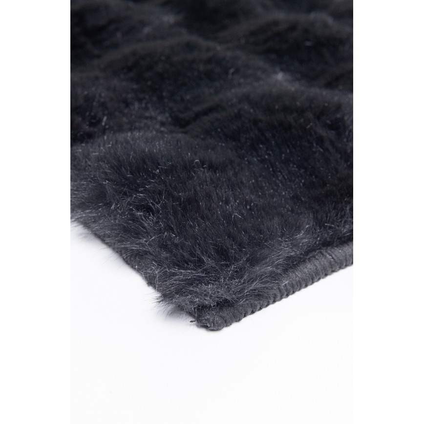 Teppich RABBIT BUBBLE 80x150 cm schwarz