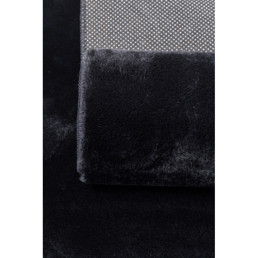 Teppich RABBIT-FOX 120x160 cm, Schwarz