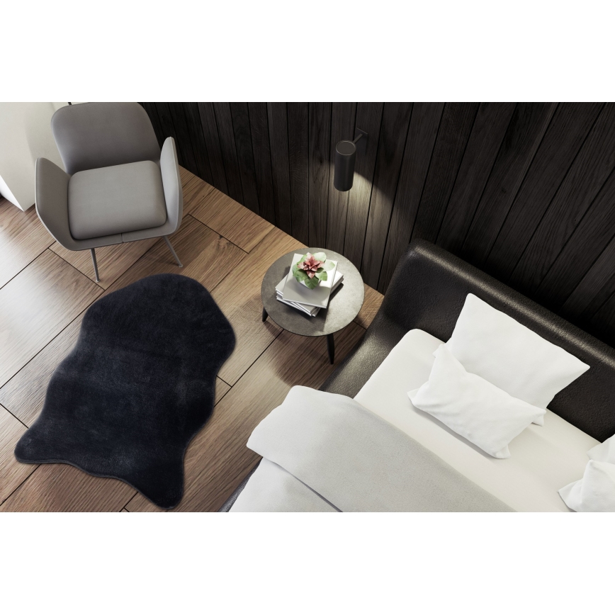 Teppich RABBIT-FOX 60x90 cm schwarz