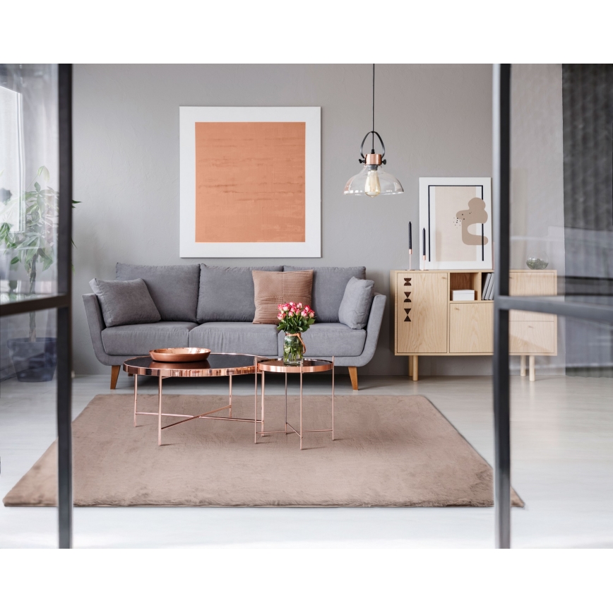 Teppich RABBIT-ROSA NEW 120 x 170 cm 2000 g/m² beige