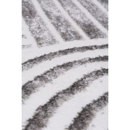 Teppich SALAMANCA 100 cm grau/weiß