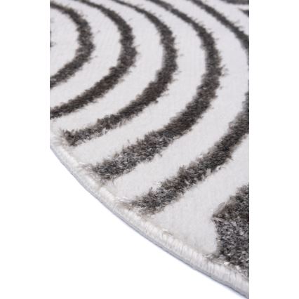 Teppich SALAMANCA 100 cm grau/weiß