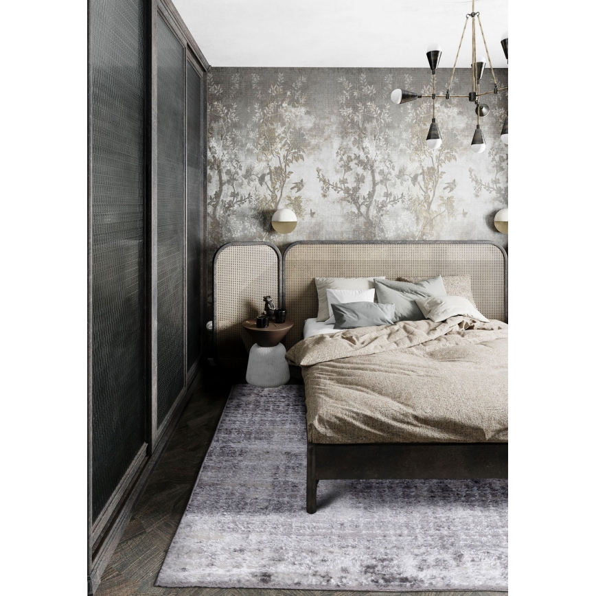 Teppich SALAMANCA 120x170 cm grau/weiß