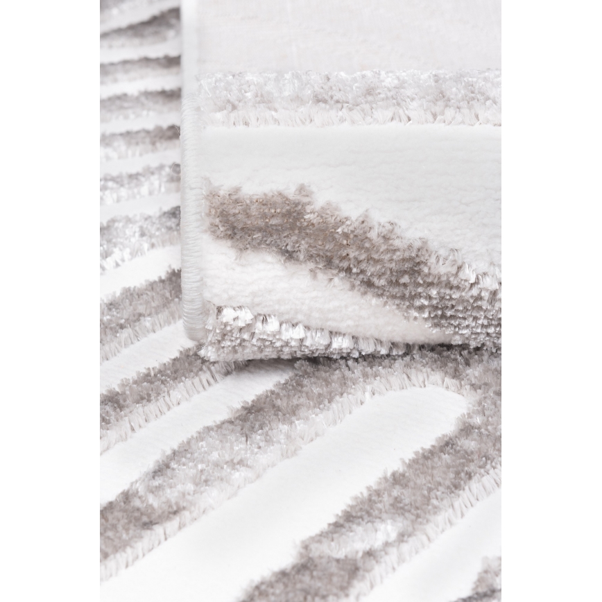 Teppich SALAMANCA 160x230 cm grau/weiß