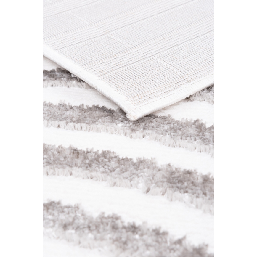 Teppich SALAMANCA 160x230 cm grau/weiß